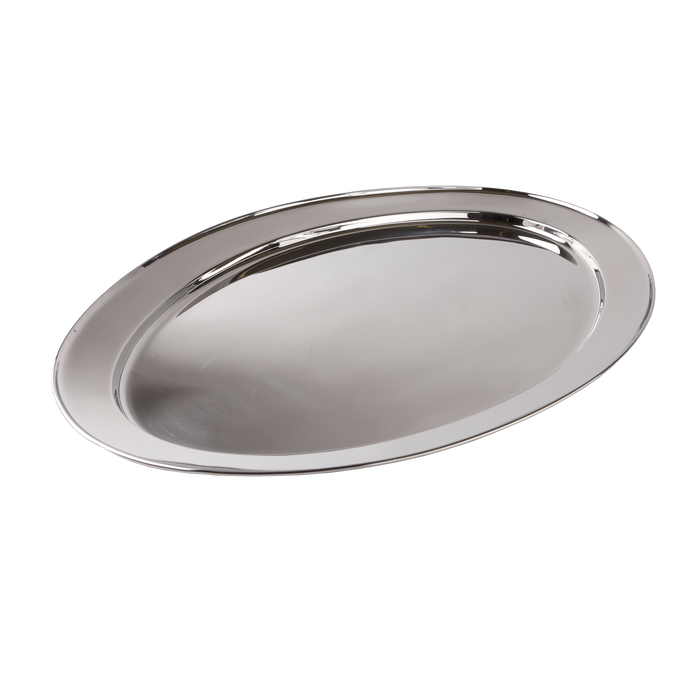 Stainless Steel Oval Platter 24'' X 16 1/2''
