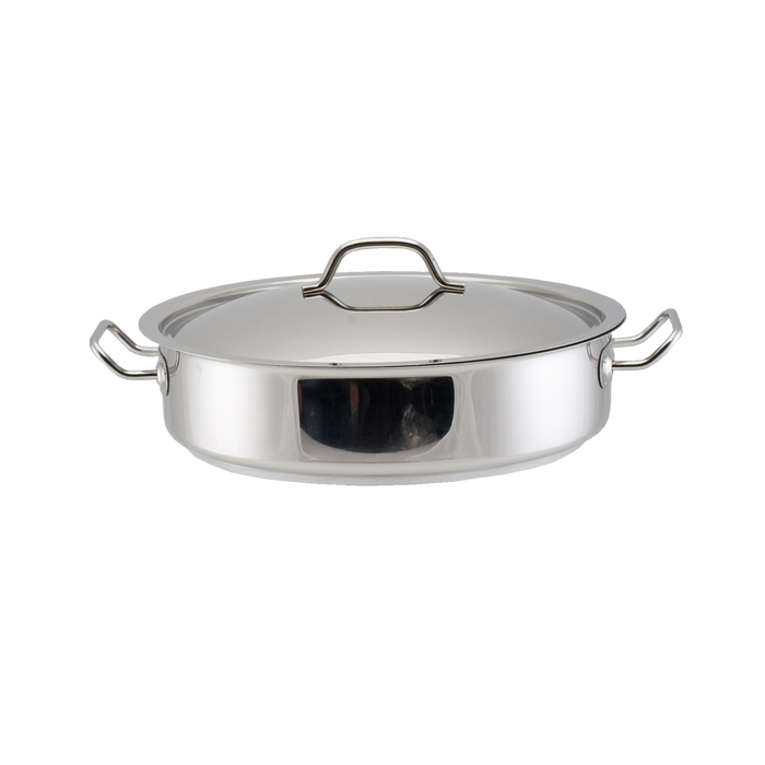 Brazier Stainless Steel 14" with Cover
