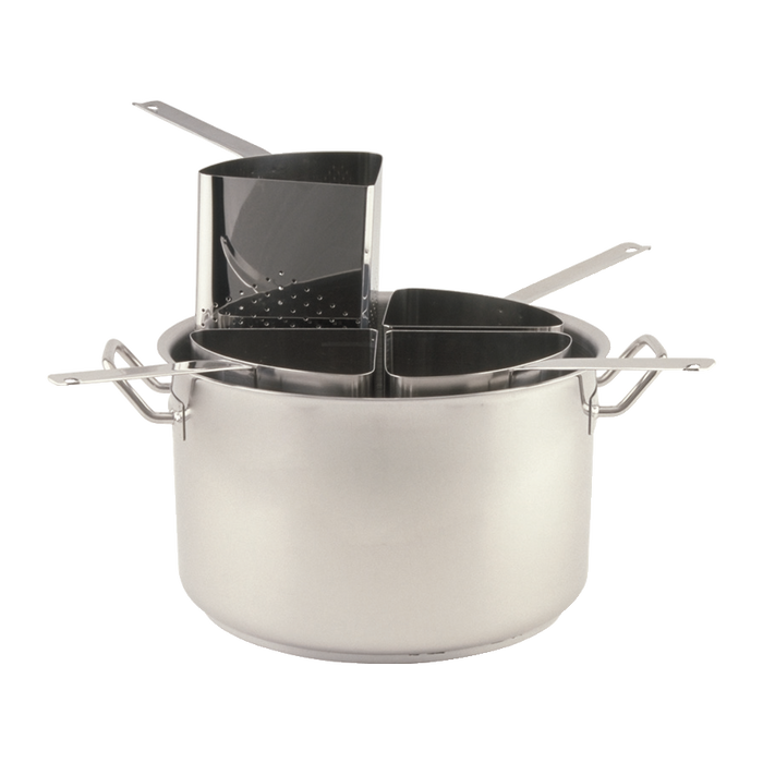 Pasta Cooker Stainless Steel Four Section