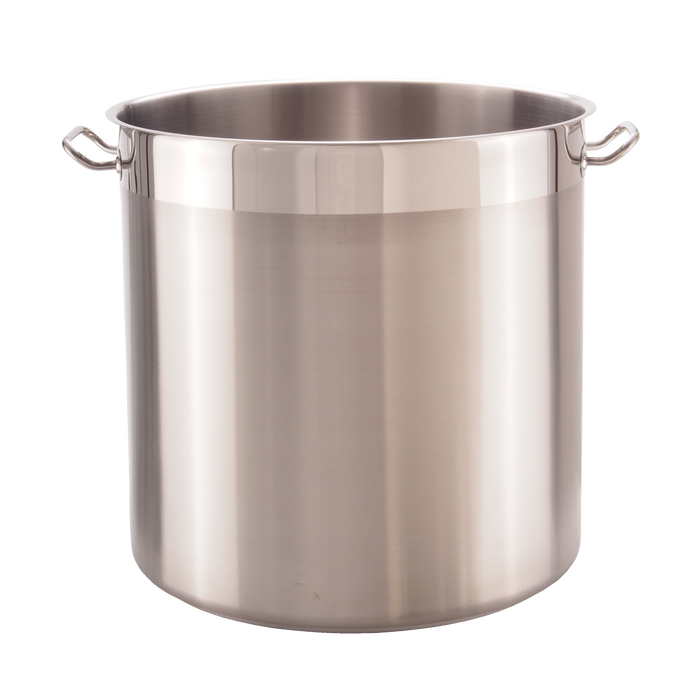 100 qt. Large Stainless Steel Stock Pot (Aluminum-Clad)