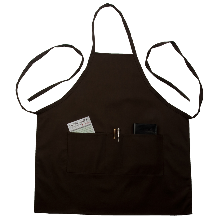 Brown Bib Apron