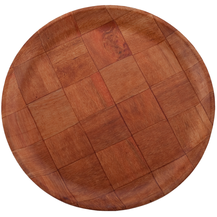 Woven Wood Plate 14"